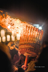 北海道　夏に撮った写真①　2025年美瑛町火祭り　那智美瑛火祭①