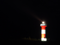 石狩灯台ライトアップ