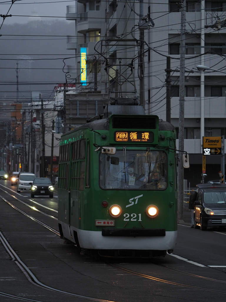 雪が降る前・・・。