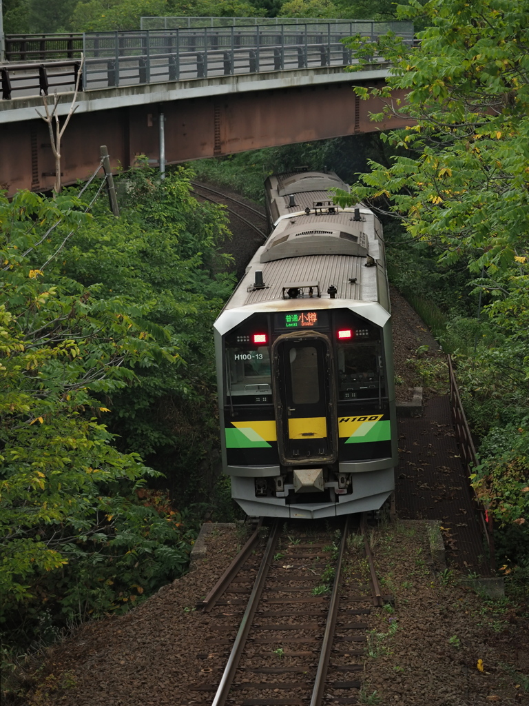 塩谷駅で後追い