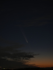 2024.10.14の石狩灯台から紫金山・アトラス彗星