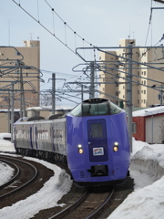 札沼線に特急型車両が走った日