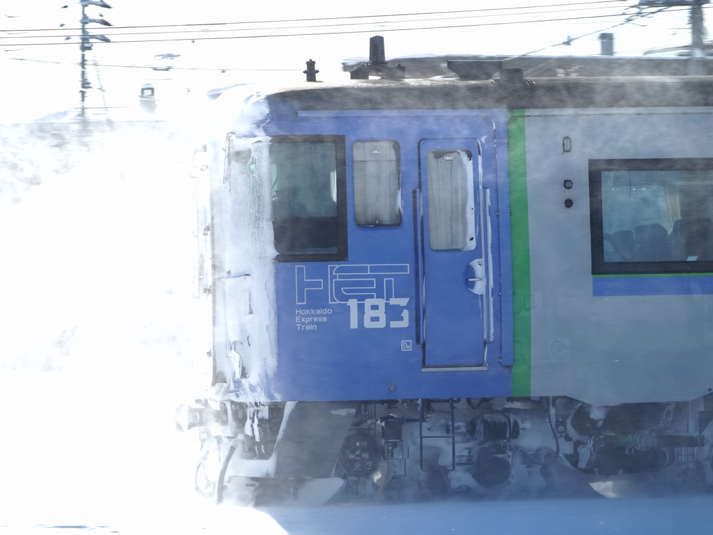 2023.01.17の雪煙