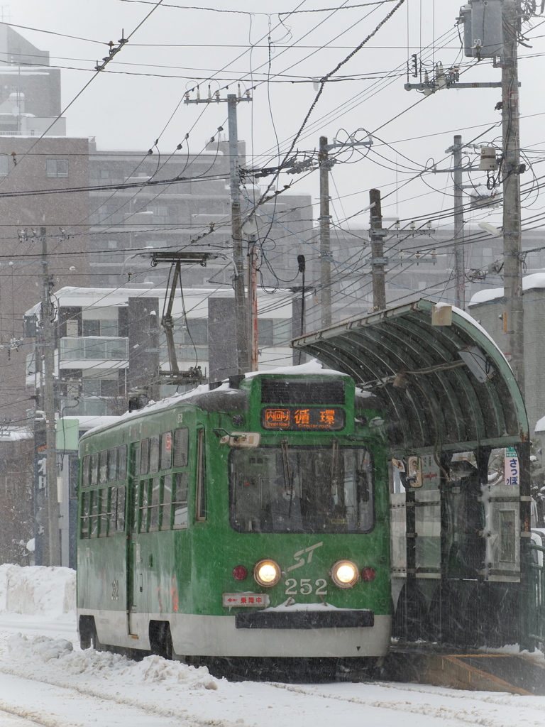 街ン中、雪ン中・・・