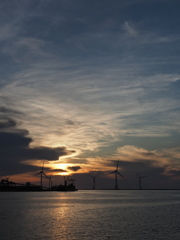 石狩湾新港夕景