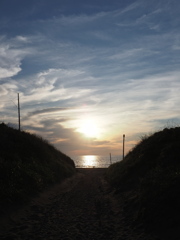 あそびーち夕景
