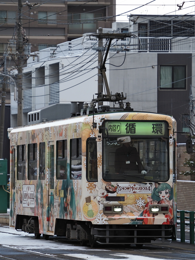 雪ミク電車2024（記録用）