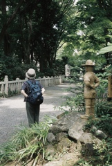 高尾山にて
