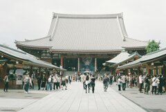 浅草にて