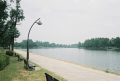 公園にて