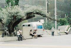 銀座にて