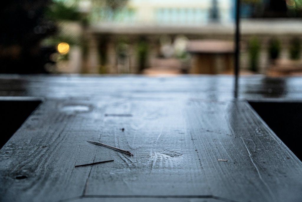 smoke in the rain