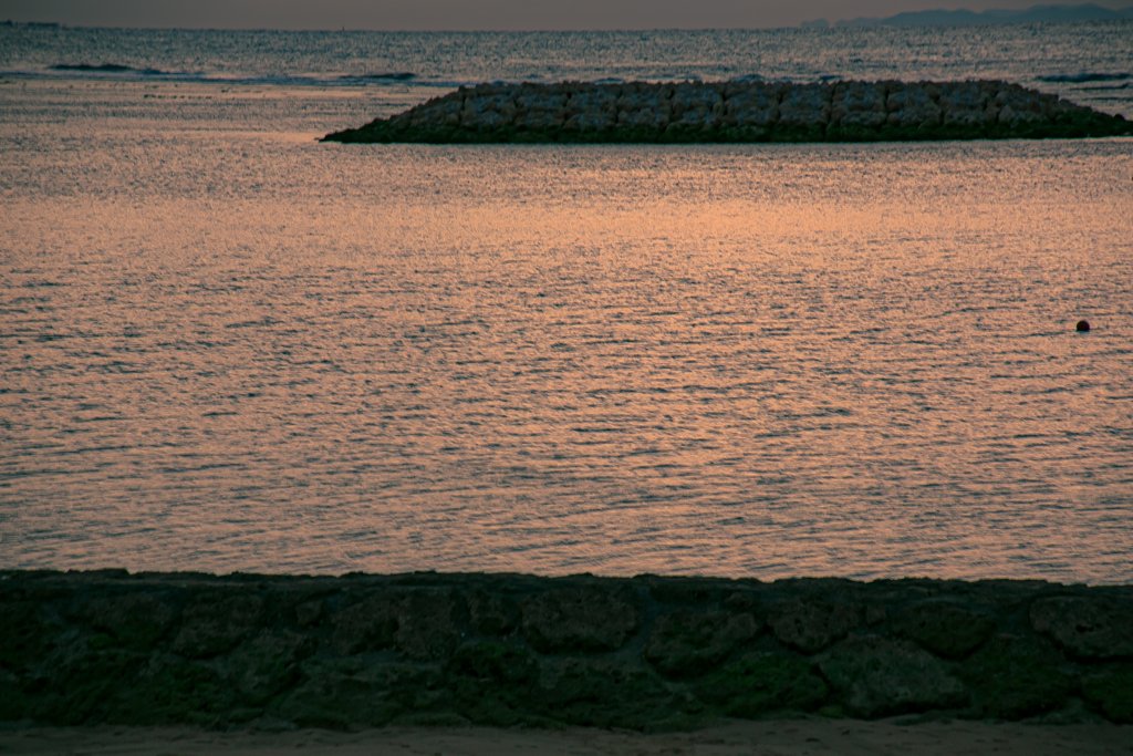 夕凪Sunset ~Reddish brown sea~