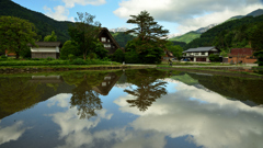 白川郷：田植え前２