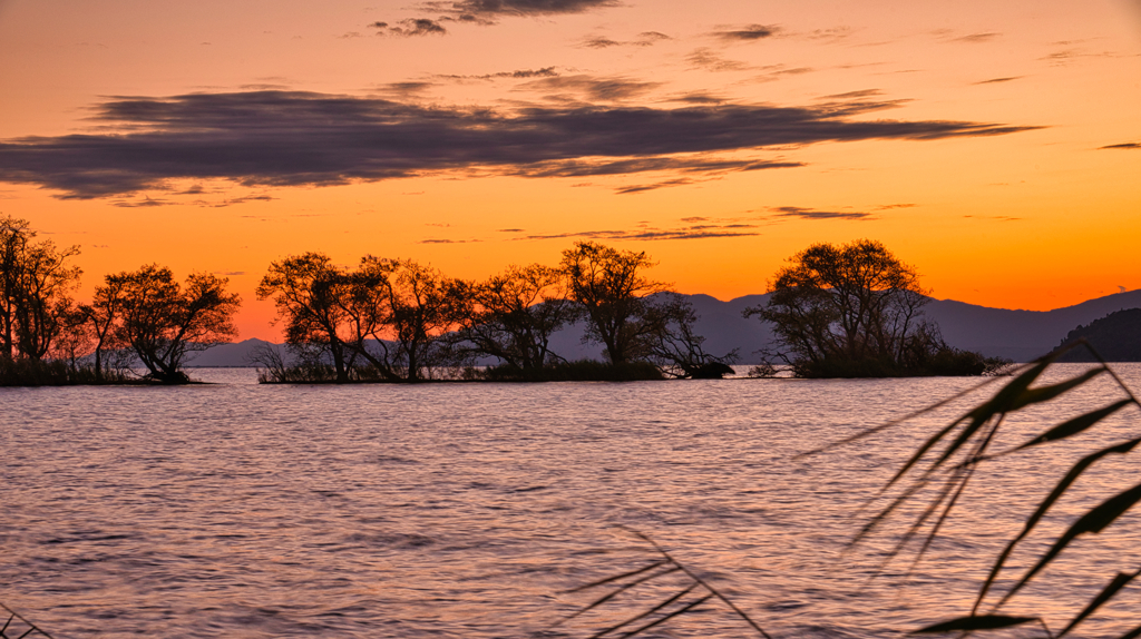 琵琶湖夕景