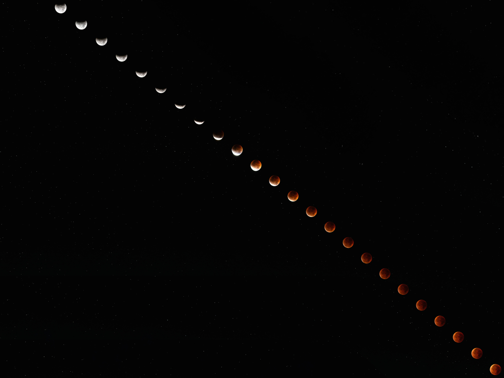 2025年9月CornMoonの皆既月食