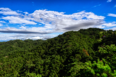 山と空