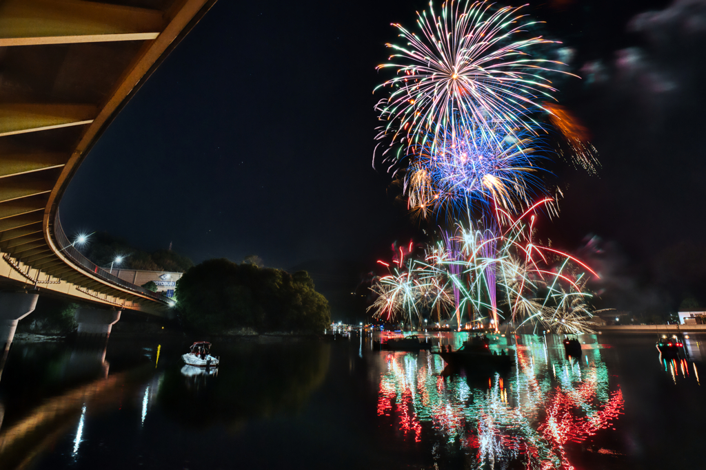 ペーロン祭前夜祭花火