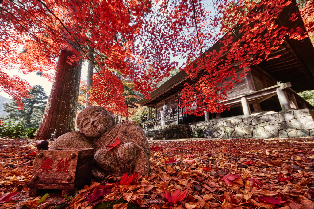 安泰山大國寺の紅葉