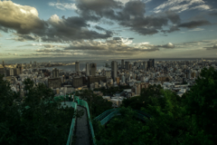 みなと神戸の夕暮れ