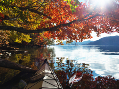 秋の中禅寺湖カヤック 2018