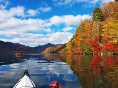 秋の中禅寺湖カヤック 2018