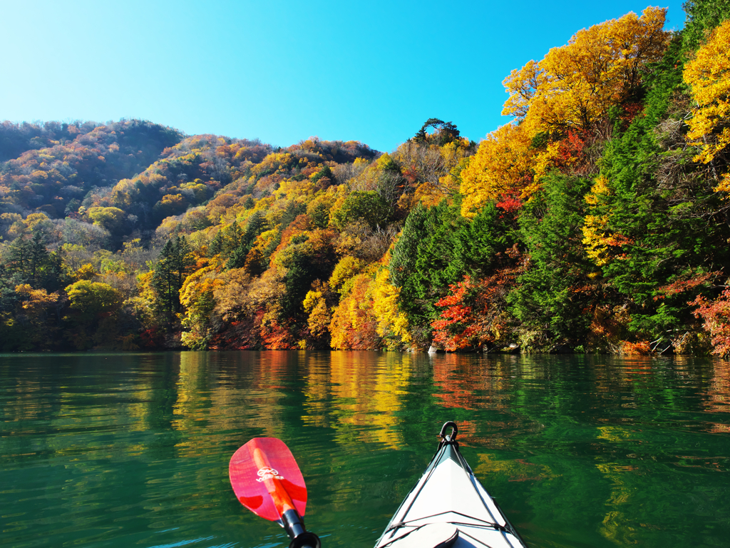 秋の中禅寺湖カヤック 2019