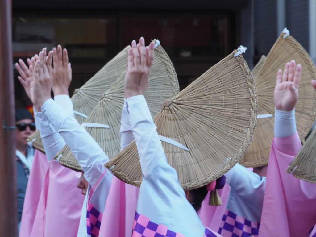 指先まで阿波おどり