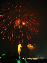 秋な花火大会