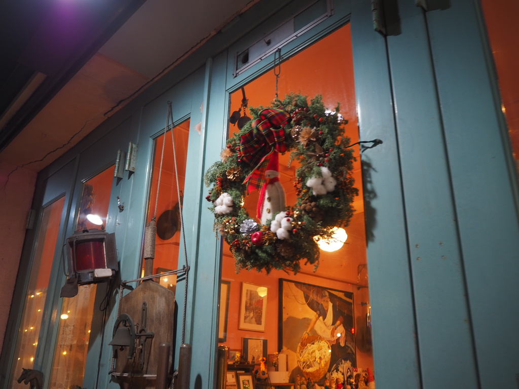 クリスマスの街中