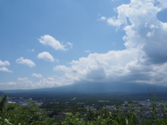 富士山隠して