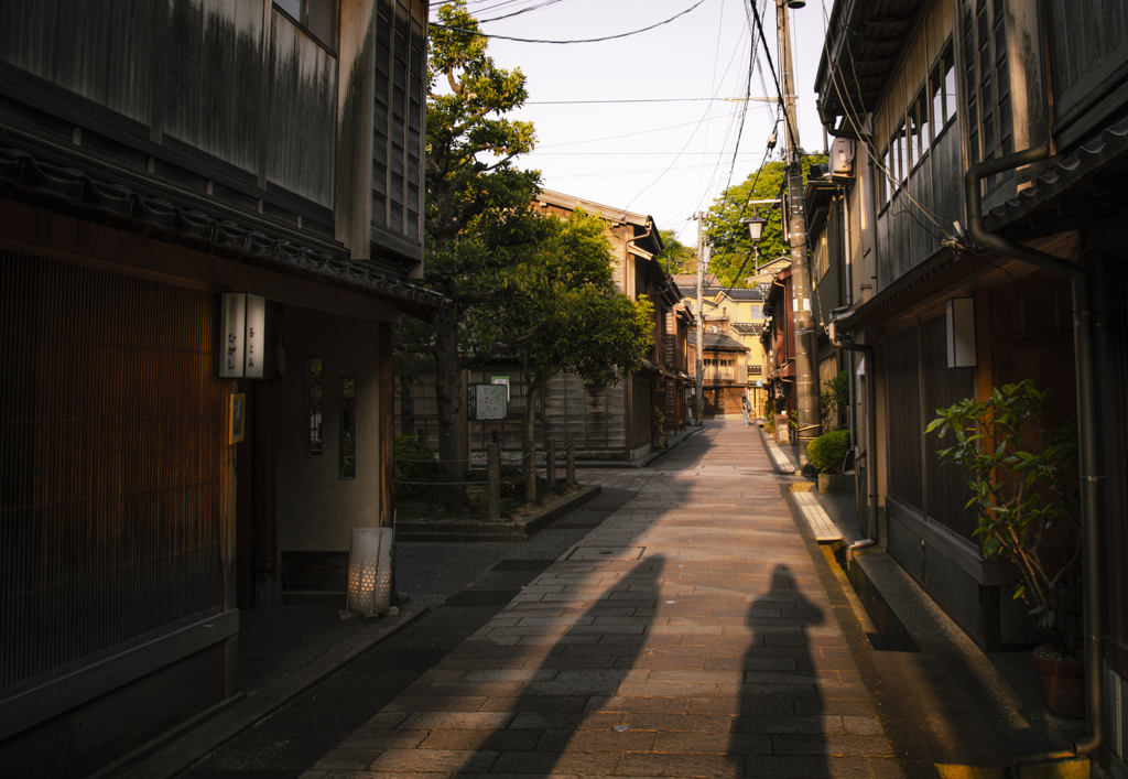 ひがし茶屋の町並み