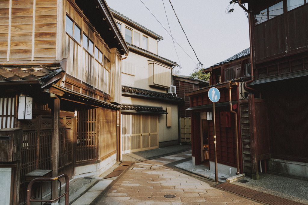 ひがし茶屋の町並み