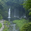 白糸の滝にて