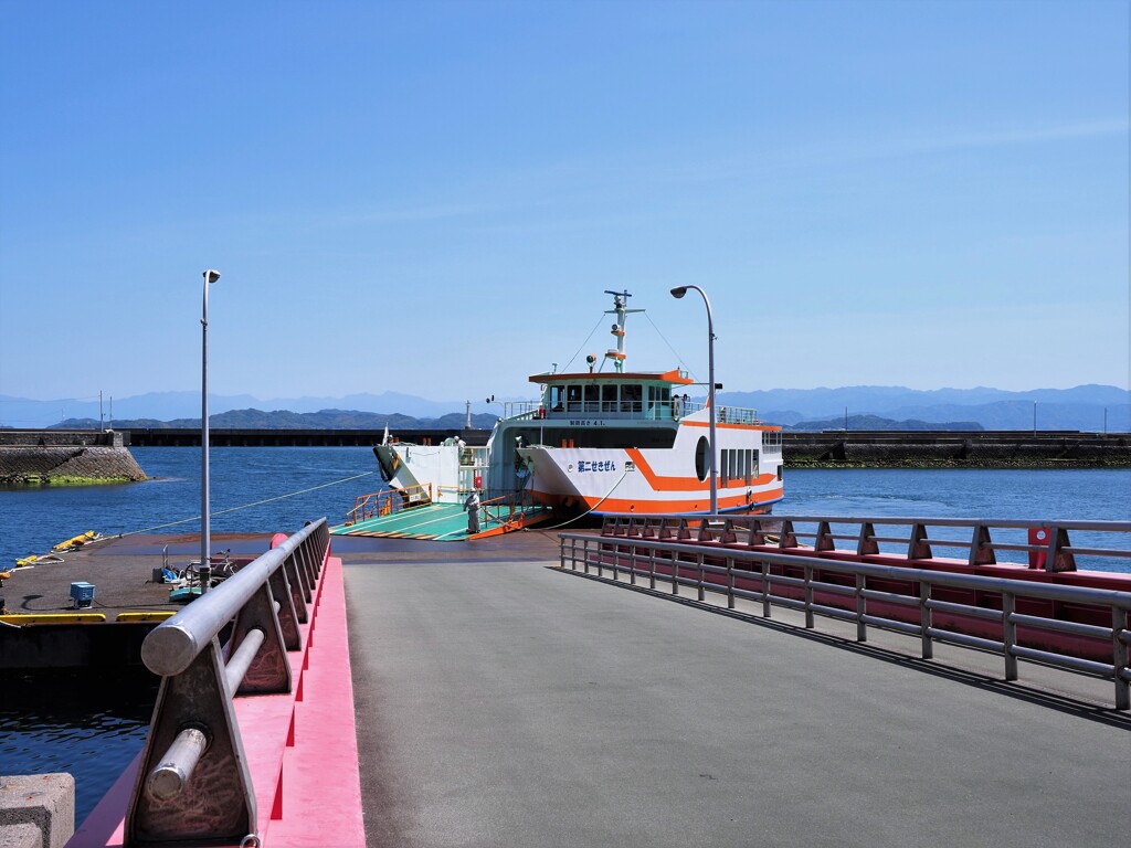 安芸灘とびしま海道　終点　岡村港