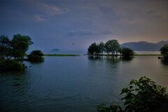 奥琵琶湖夕景