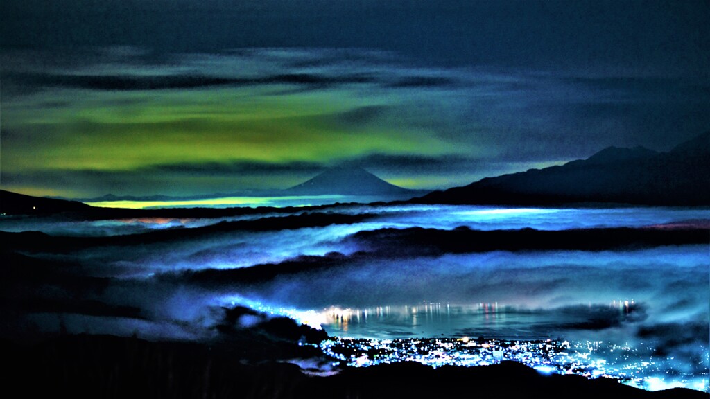 高ボッチ雲海夜景　Ⅱ