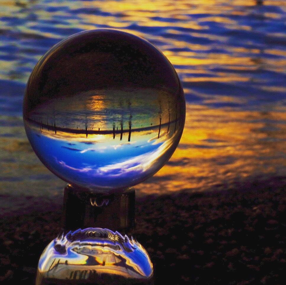 琵琶湖夕景
