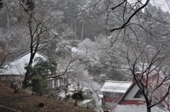 長尾護国寺雪景