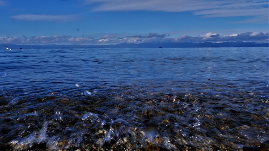 初冬の湖辺　２