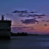 琵琶湖学習船「うみのこ」夕暮れ