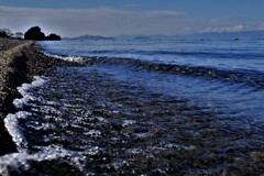 初冬の湖辺　1