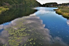 秋の思い出の中網湖　２