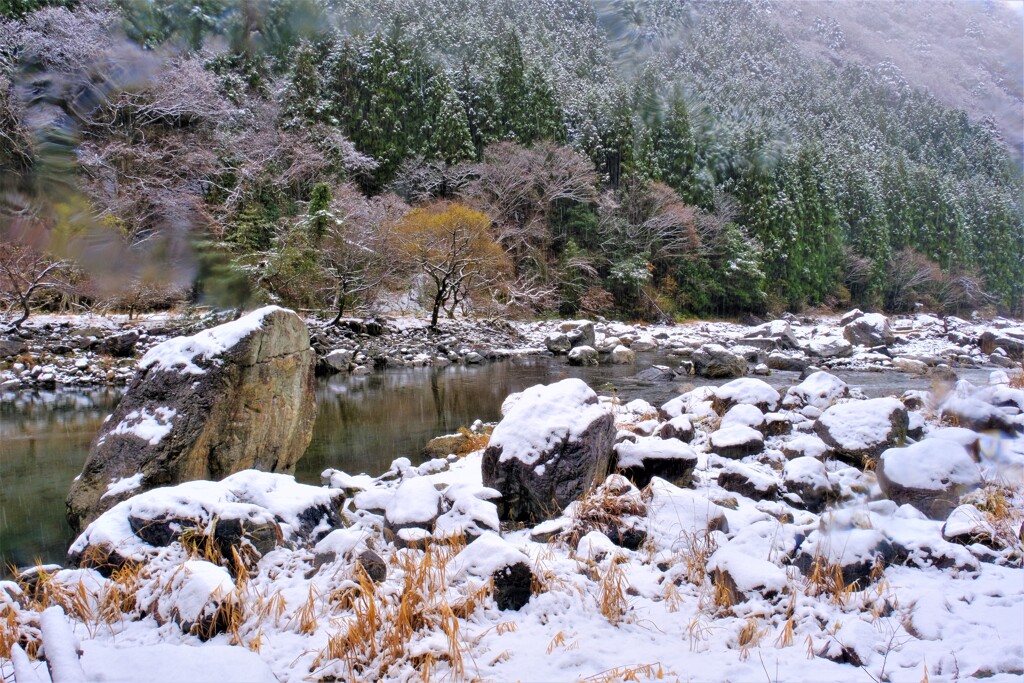 安曇川雪川原　１