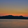 奥琵琶湖夕暮れ　１