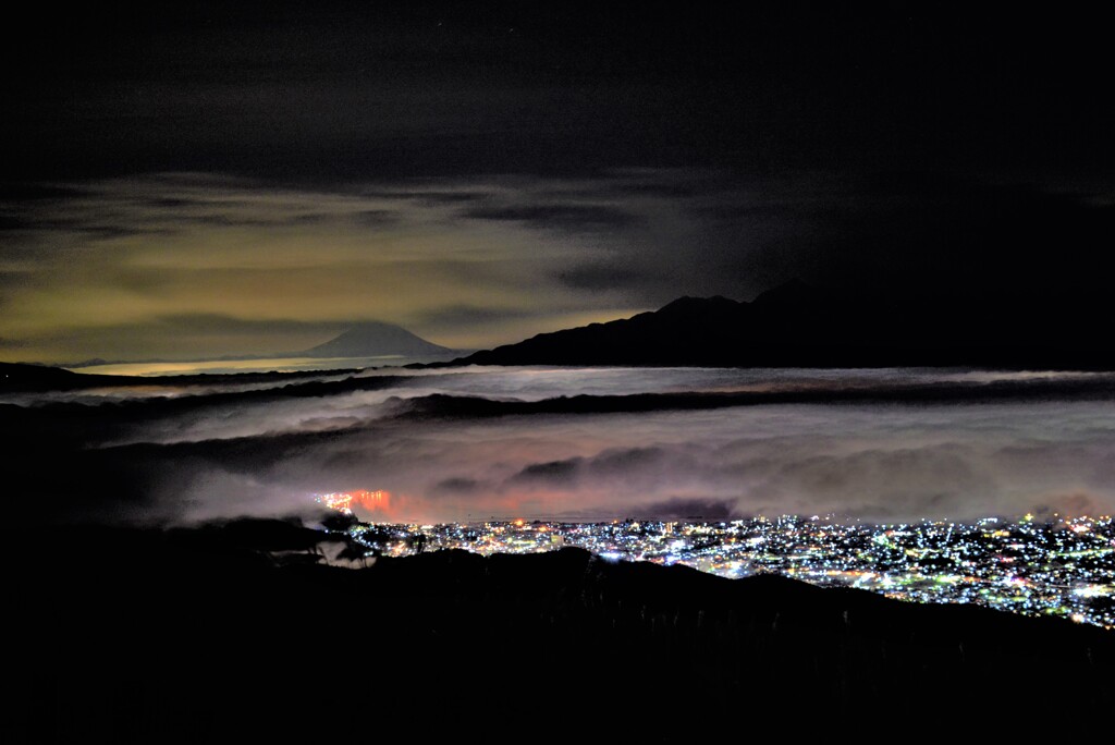 高ボッチ雲海夜景　Ⅰ