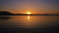 琵琶湖朝景色　２