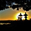 夕日灯籠