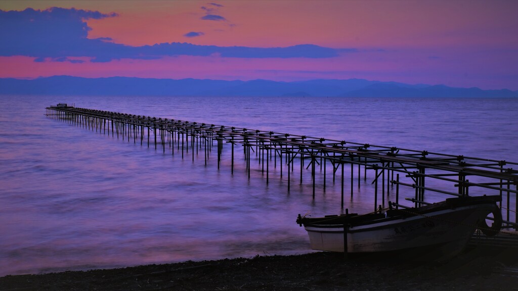 琵琶湖夢夕景　10