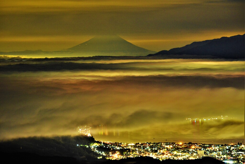 高ボッチ雲海夜景　Ⅴ